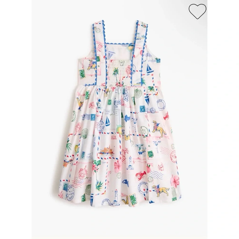 J. Crew Girls' Postcard Dress NWT